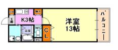 Hills岡本の間取り画像