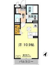 ローズコート芦屋の間取り画像