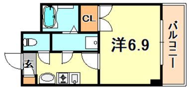 グランデ・アステール芦屋の間取り画像