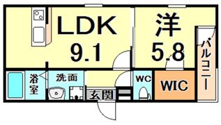 フジパレス東桜木町の間取り画像