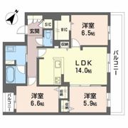 シャーメゾンガーデンズ芦屋翠ヶ丘の間取り画像