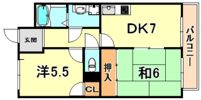 モンテメール六甲の間取り画像