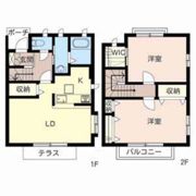 オリゼー芦屋西Bの間取り画像