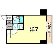 ライオンズマンション三宮の間取り画像