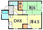 東芦屋ハイツの間取り画像