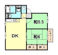 シャネル大原の間取り画像