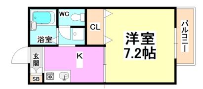 ルミエール岡本の間取り画像