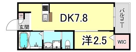 ワコーレヴィータ芦屋浜町の間取り画像