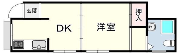 野町マンションの間取り画像