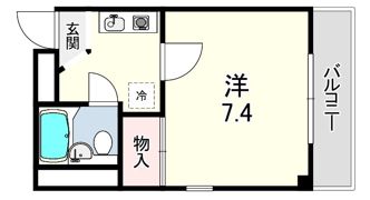 アマーレ北野の間取り画像
