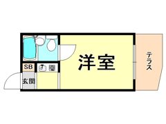 ダイドーメゾン苦楽園の間取り画像