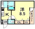 フジパレスさくら夙川ウエストの間取り画像
