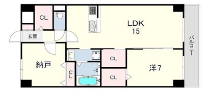 GROOVE上甲子園レジデンスの間取り画像