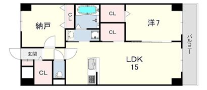 GROOVE上甲子園レジデンスの間取り画像