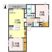 リラフィナート西宮北口の間取り画像