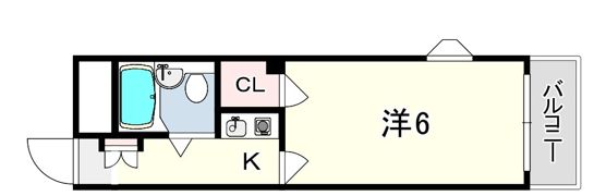 パレス甲子園の間取り画像