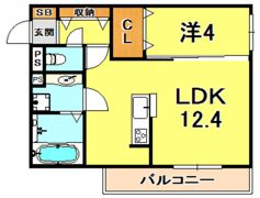 ディアコート住吉本町の間取り画像