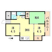 サンコート芦屋の間取り画像