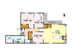 クラシスト南塚口の間取り画像