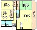 グリーンビュー2号館の間取り画像