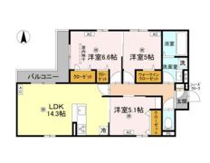 クラシスト南塚口の間取り画像