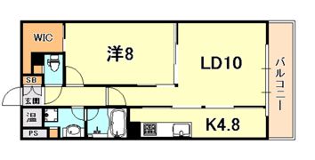 サニープレイス西芦屋 2号館の間取り画像