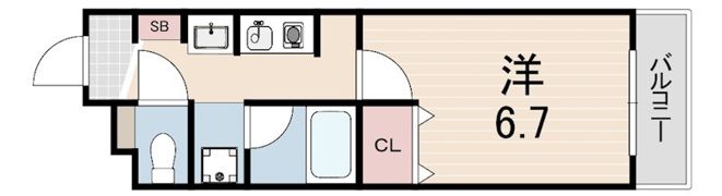 イーストコートの間取り画像