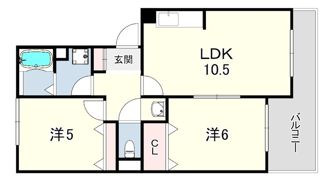 ラポールIIIの間取り画像