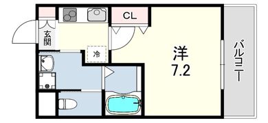 AILE尼崎西の間取り画像