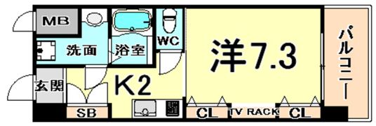 西宮ル モンド甲子園の間取り画像