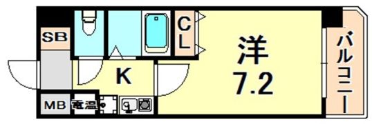 エスリード三宮の間取り画像