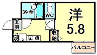 シャルムメゾン本庄の間取り画像
