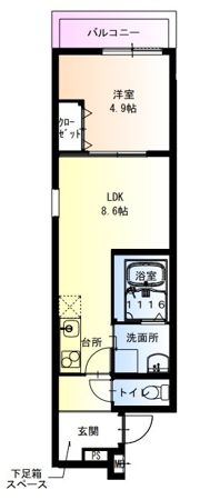 フジパレス御崎公園II番館の間取り画像