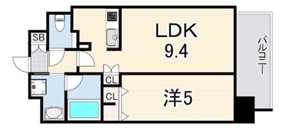 プレサンス昭和通ESRISEの間取り画像