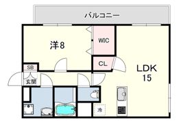 エフコート甲陽園東山の間取り画像