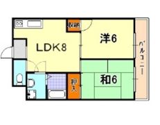 プラムハイツ本山の間取り画像