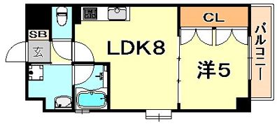 ラフィーノ山手の間取り画像