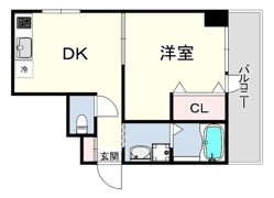 リダイ六甲の間取り画像