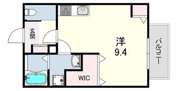 ラシーネ若宮の間取り画像