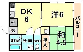 ヴィラ汐町の間取り画像