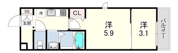 AILE青木IIの間取り画像