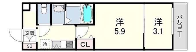 AILE青木IIの間取り画像
