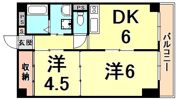 ロイヤルメゾン門戸6の間取り画像