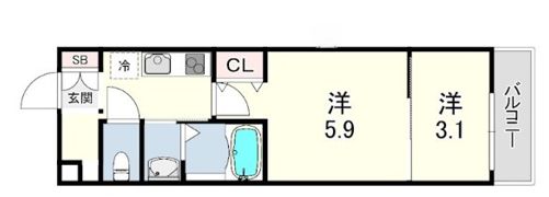 AILE青木IIの間取り画像