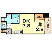 アドバンス三宮ラシュレの間取り画像