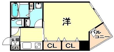 アンリーヴ北野の間取り画像