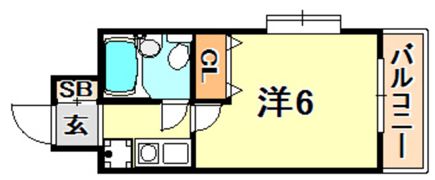 ダイアパレス水木通弐番館の間取り画像