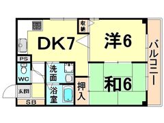 コスモハイツの間取り画像