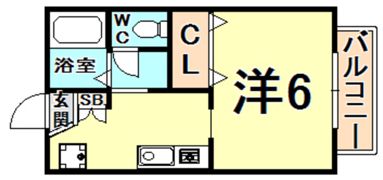 サニーテラス甲子園一番町の間取り画像