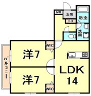 ソレアード甲東園の間取り画像